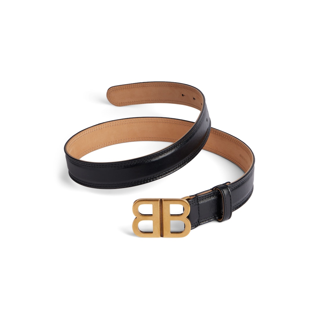 Women’s Bb Soft Belt in Black - Image 1